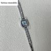 Xiaoxiangfeng Watch, Good-looking, Fashionable, Diamond-encrusted Chain, Square Bracelet Watch for Women