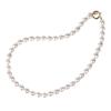 By Yumi Yumi Sienne Pearl Necklace Coco 42cm for Ceremonial Occasions Simple Popular White Made In Japan [Produced Katsura] (gold)