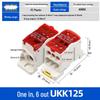 UKK High Current Unipolar Rail-Mounted Distribution Terminal Block
