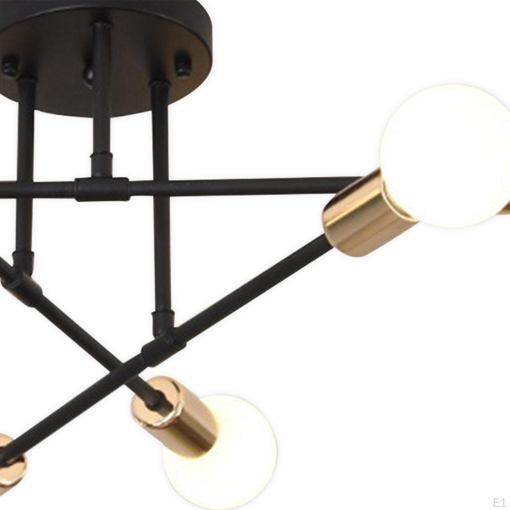 Люстра Геометрическая Подвесной светильник 6 плафонов Арт Потолочный светильник середины века Нордический