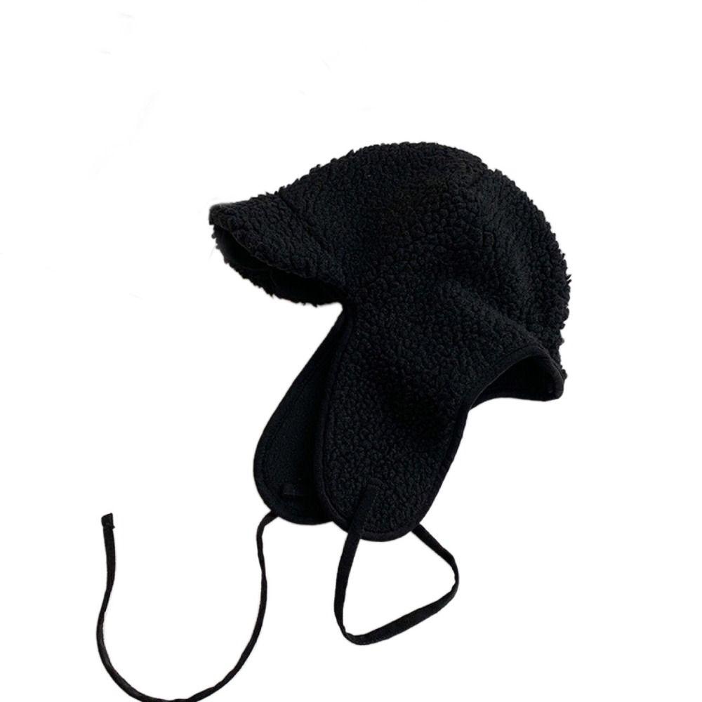 Ear Protection Fluffy Fur Hat Thick Warm Ski Caps Fashion Trapper Hat  Outdoor Ski