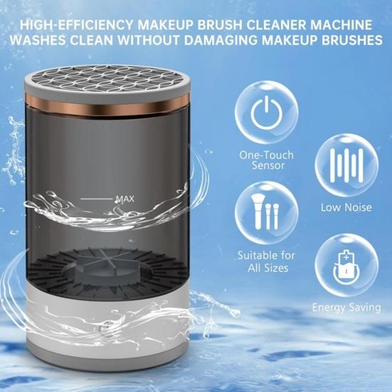 Electric Makeup Brush Cleaner USB Powered 7000RPM Multifunction Automatic Cosmetic Brush Cleaning Machine Dryer Brush Washing Tool Container