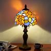 Настольная лампа в европейском стиле, витражный светильник для чтения, лампа для украшения маленькой комнаты для дома, гостиной, прикроватной тумбочки, спальни, офиса