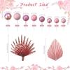 33PCS Balls Cake Toppers Palm Leaves Cake Decorations for Birthday Wedding Baby Shower Party Supplies Mother's Day