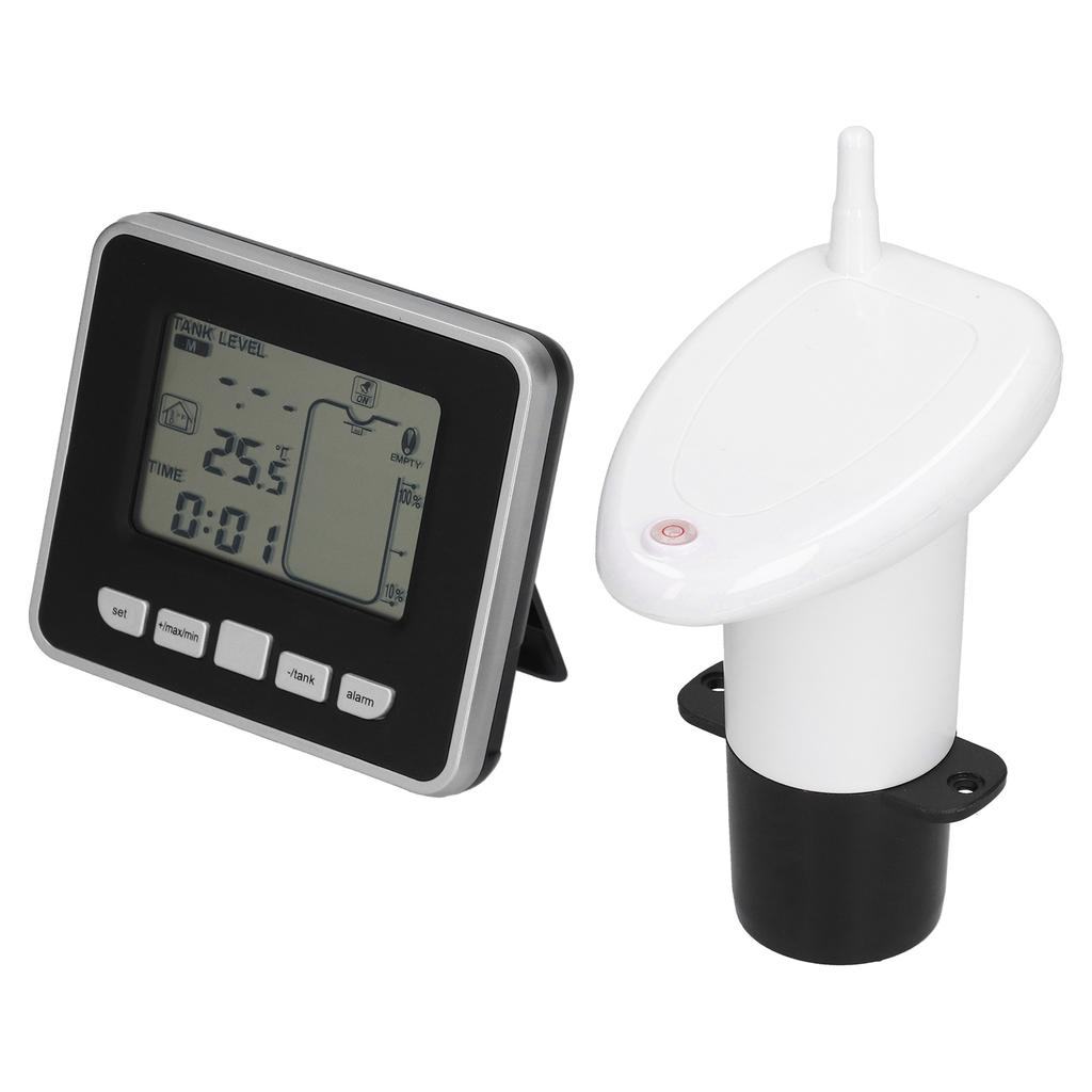 Water Tank Level Meter Ultrasonic Digital Display Depth Gauge Sensor Monitor System