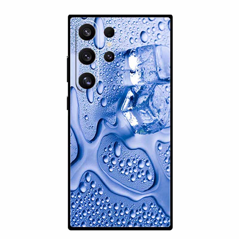 Чехол для телефона Samsung S25 Ultra S 25 Ultra Черный силиконовый мягкий задний чехол для Samsung Galaxy S23 S22 S24 Ultra Чехол Funda