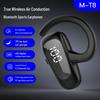 Беспроводные Bluetooth-наушники M-T8 с цифровым дисплеем, накладные, для спорта, с высоким качеством звука, не внутриканальные