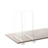 2/4/6Pcs Clear Acrylic Shelf Dividers Organizer Shoes Clothes Purses Blankets Closet Separators for Bedroom
