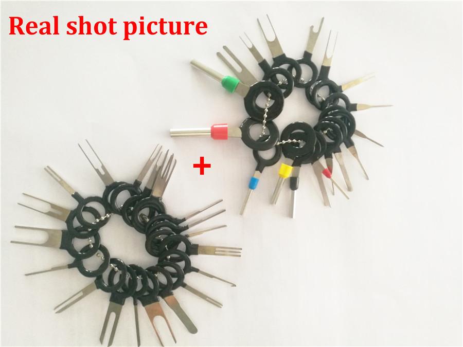 41PCS Auto Car Wire Terminal Removal Tool Cable Connector Pin Extractor Puller K