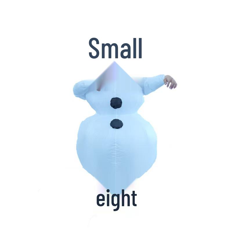 Надувной костюм Снеговика для трансграничных вечеринок - Забавный Косплей-Маскот для Рождественской и Хэллоуинской вечеринки