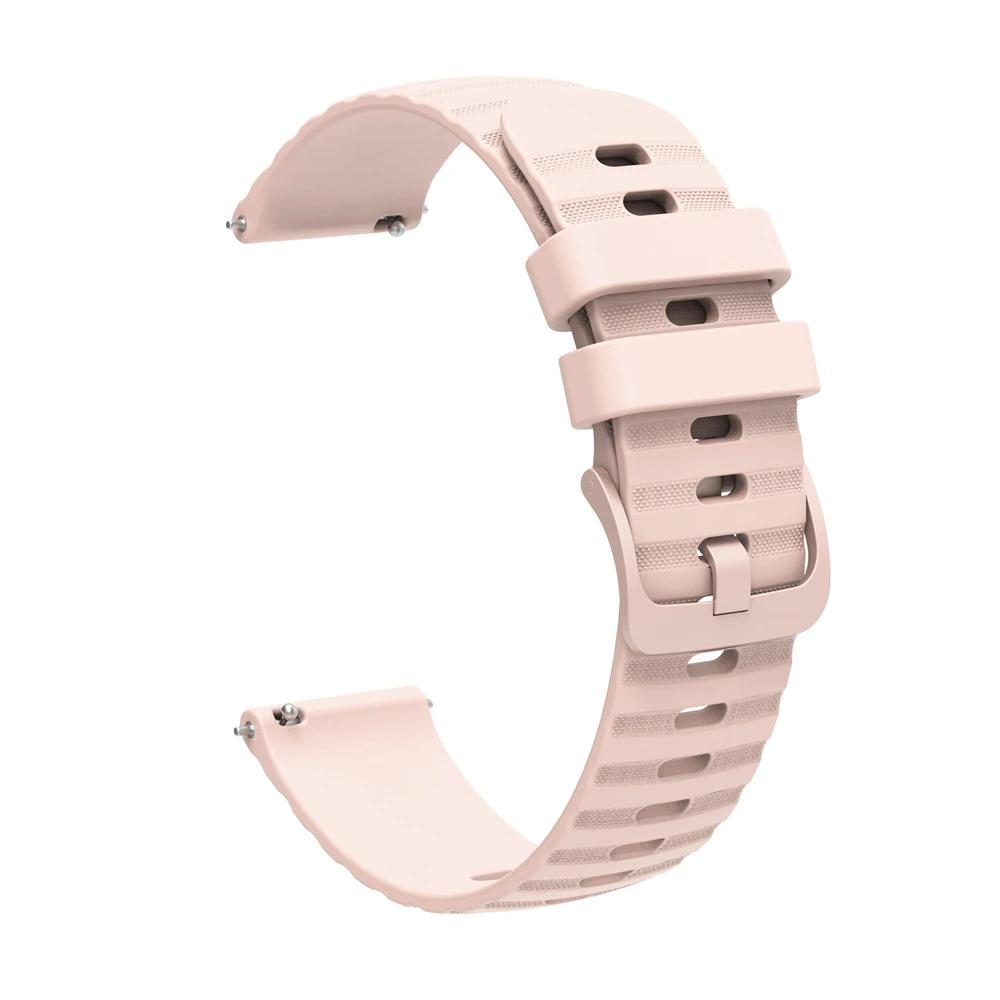 Мягкий ремешок 20 мм 22 мм для часов Huami Amazfit BALANCE 2 Active 2, ремешки для GTR 4 3 Pro/GTS 4 2 mini/Bip 6 5, силиконовый спортивный браслет