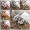 Cherry Rose Hydrangea Handheld Album: Artificial Floral Arrangement for Weddings and Decorations