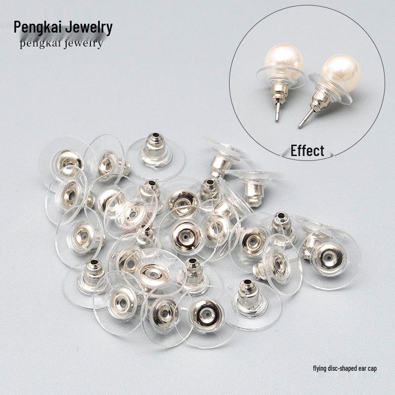 DIY Jewelry Accessories: Hypoallergenic Silicone Earring Backs & Stainless Steel Ear Plugs