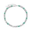 DIY Clover Bow Cat Paw Zircon Charm Bracelet Accessories For Women Jewelry Making Beads