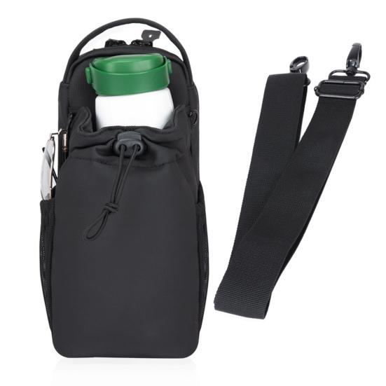 Сумка для бутылки с водой на магните объемом 1,55 л с регулируемым шнурком, водонепроницаемая, для походов, путешествий, держатель для питьевой бутылки, сумка для хранения