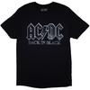 AC/DC Unisex Adult Back In Black PWR-UP EU Tour ´24 Back Print T-Shirt