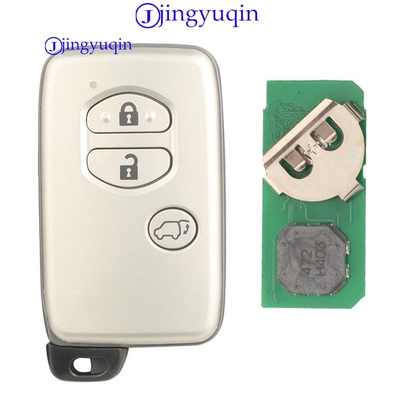 Jingyuqin Пульт для автомобиля Toyota Land Cruiser Prado 2010-2017 Умный ключ 89904-60561 314 МГц HYQ14ACX Полный контроль