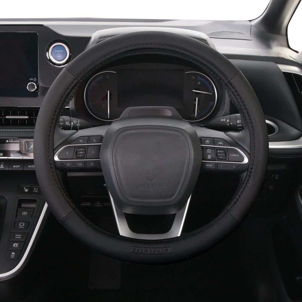 MOMO EASY BLACK EDITION Steering Wheel Cover, Italy, Milan, Size Small