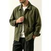 Men S Vintage Casual Corduroy Long Sleeve Jacket Solid Color