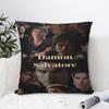 Warm Home Damon Salvatoredecoration Pillowcase Merch Pillow Cover Zipper Multiple Sizes
