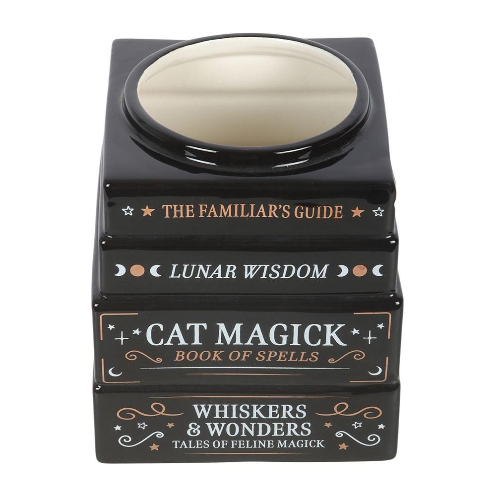 Something Different Black Cat Magick Book Stack Vase