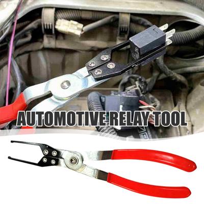 Съемник реле Автомобильный съемник реле и предохранителей Тонкий наконечник Рукоятка Плоскогубцы для тесных пространств Съемник поводка стеклоочистителя