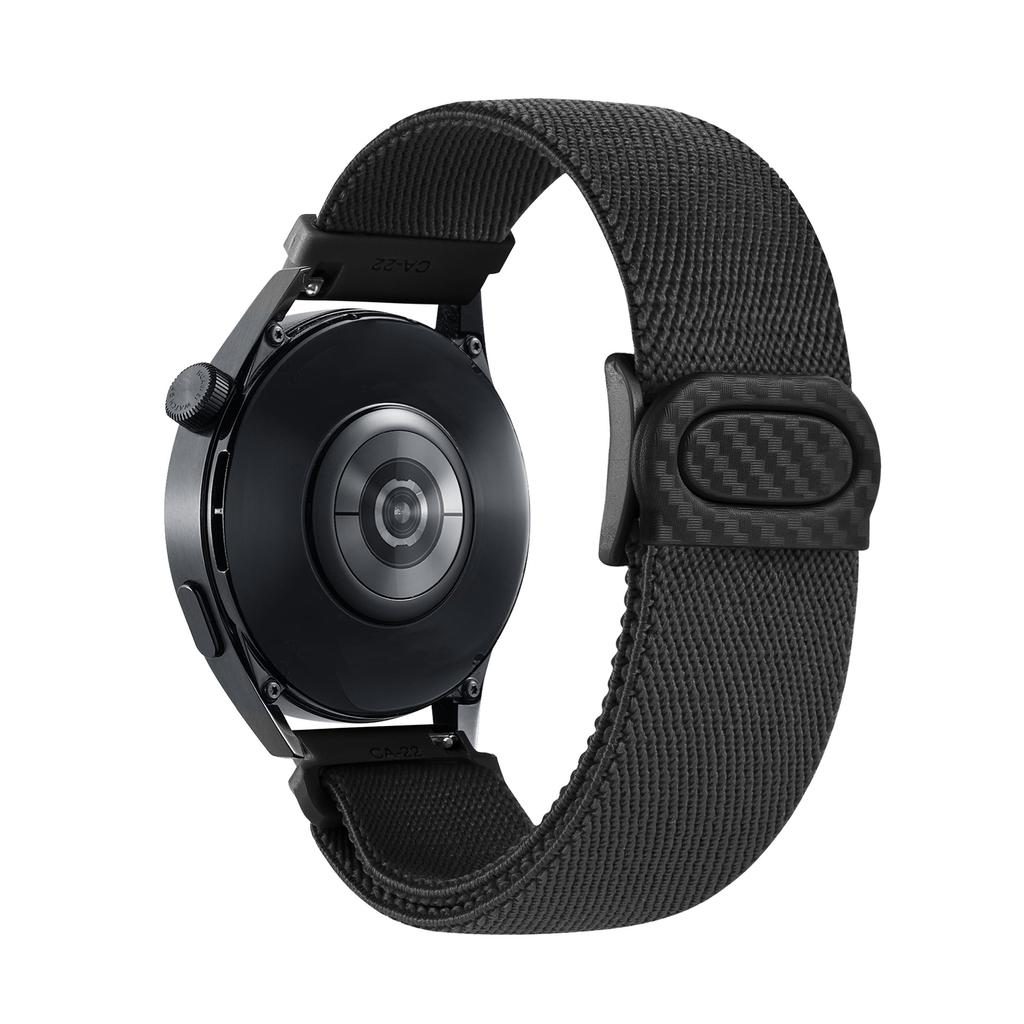 Плетеный нейлоновый ремешок 20 мм 22 мм для Huawei Watch GT/GT3 Pro/Samsung Galaxy Watch 6 5 4, магнитный браслет для Amazfit GTR/GTS Band