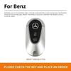 AXX2   Leather Car Key Case Cover Shell Holder Bag For Mercedes Benz 2022 C S Class W206 W223 S350 C260 C300 S400 S450 S500 Accessories