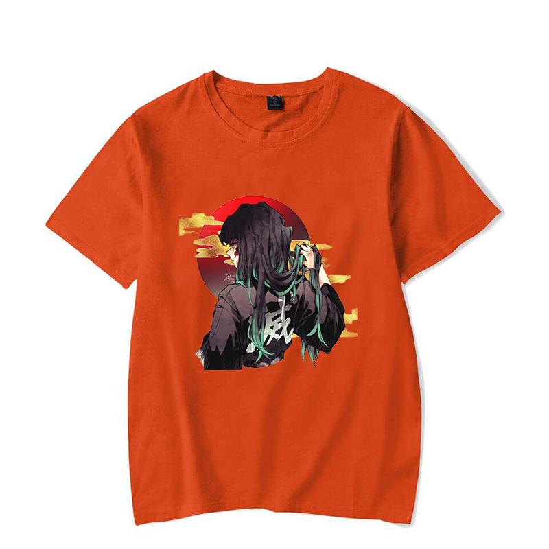 New Anime Tokitou Muichirou T-Shirt Men Women T Shirt Cosplay Clothes Streetwear Tee Shirt Plus Size Tops