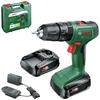 Perceuse Visseuse À Percussion Bosch EasyImpact 18V40 + (2xbatterie 2,0Ah) + Chargeur AL18V-20 In Carrying Case
