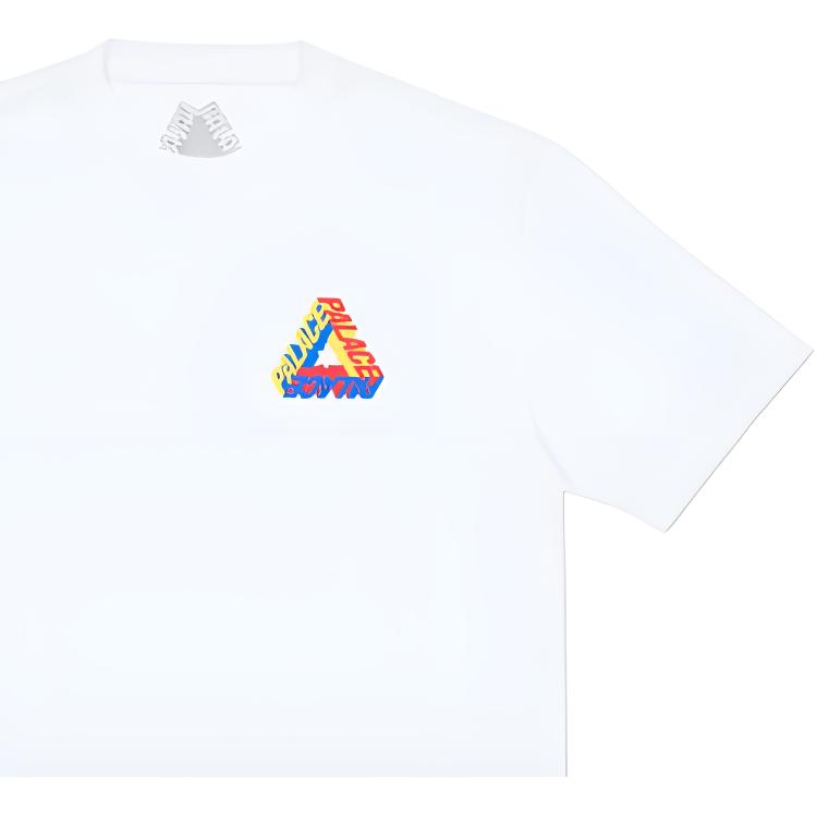 Palace P-3D Футболка унисекс Топы белые P12TS030