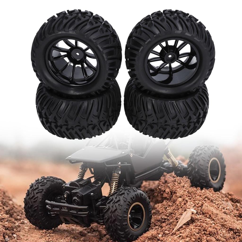 4 шт. 12 мм шестигранные колеса и шины для RC грузовика 1/10 для осевого для для Redcat для Hpi Y Shape Texture RC