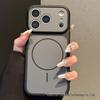 Чехол для iPhone 17 Pro Max: Контрастные цвета, Магнитное кольцо, Матовая поверхность, Защита от падений