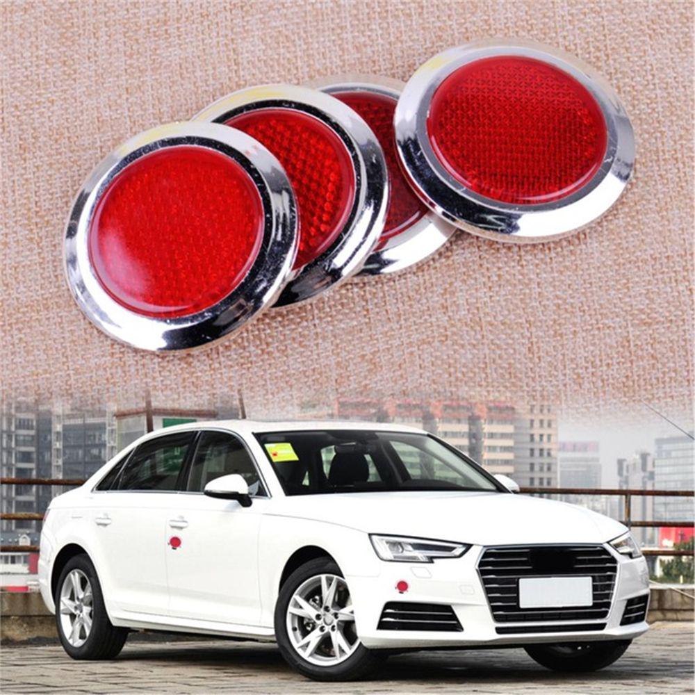 Покрытые красные автомобильные самоклеящиеся предупреждающие светоотражающие наклейки, отражатель, светоотражающие полосы