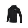 Running Training Knit Hooded Jacket With Logo Men Outerwear Black 846341-01