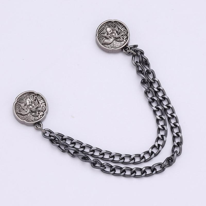 1шт магнитная пряжка цепи брюки нога фиксатор зажим фиксированная магнитная пряжка аксессуары для одежды