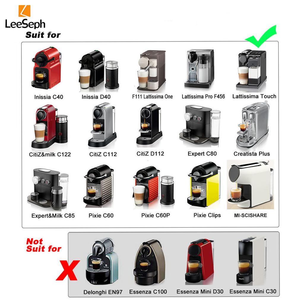 Набор из кофейных капсул из нержавеющей стали, чашка и темпер для кофе с ложкой-щеткой, для домашнего кафе, ресторана, бара, кофейные аксессуары