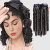 Elegant Ladies with Curly Hair and Ponytail, Synthetic Wig and Ponytail, Bridal Hair Accessories, Royal Princess Role-playing