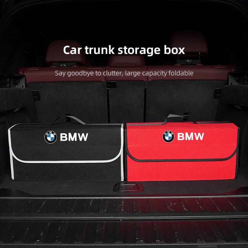 Car Storage Box Organizing Bag Trunk Tools Case Auto Keychain Accessories For BMW X1 X2 X3 X5 X4 X6 X7 iX3 F20 F10 F07 E70 E46 E FH6