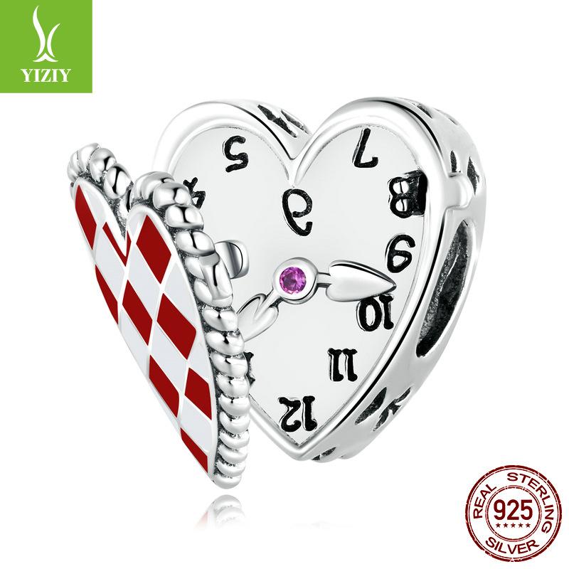 Fairy Tale Magic Clock Handmade Diy Beads, Switch Structure Love Checkerboard Beaded Accessories