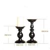 European Candle Holder Iron Candlestick Geometric Table Candlesticks Ornament for Wedding Dinner