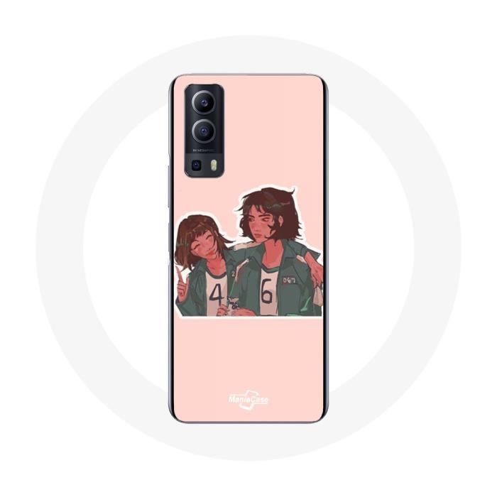 Coque Vivo Y72 Squid Game Ji Yeong And Kang Sae Byeok