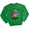 Personalised Womens Heart Brain Mental Health Awareness Sweatshirt Jumper #MHA