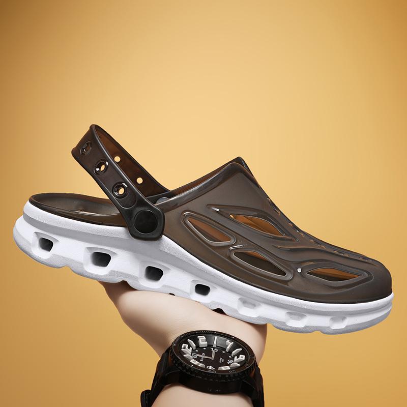 Летние мужские сандалии для сада Мужские удобные сандалии для отдыха на открытом воздухе из ЭВА Мужские пляжные тапочки Водная обувь Сандалии для бассейна