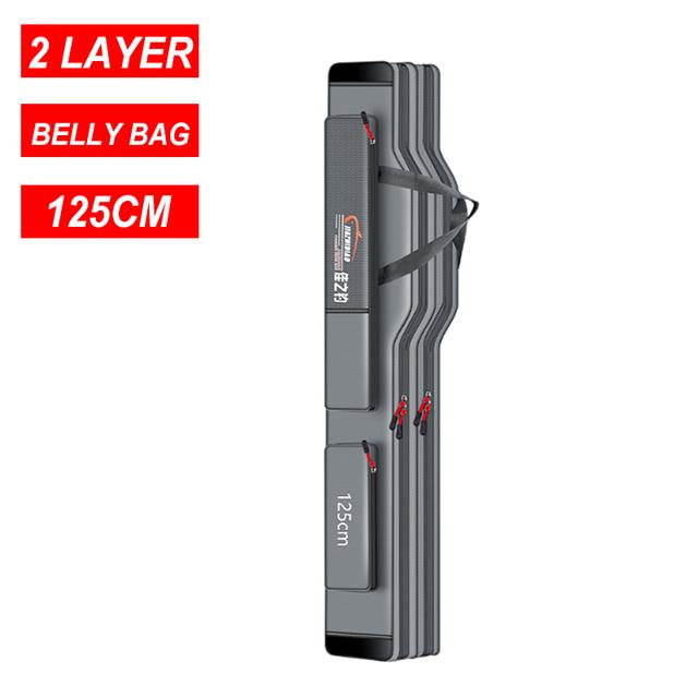 Портативная сумка для рыбалки со стальной проволокой, многоцелевая утолщенная водонепроницаемая прочная сумка для удочки, сумка для рыболовных снастей X277G