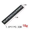 3D Metal Supercharged Logo Rear Trunk Emblem Badge Car Sticker Car Styling Accessories