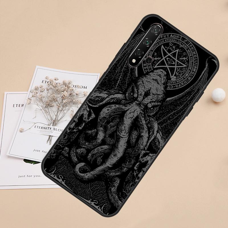 Cthulhu Mythos Fundas For Huawei Nova 5T 10 9 SE 11i 8i 3i Y90 Y91 Y70 Y60 Y61 P40 Lite P60 P30 Pro Case