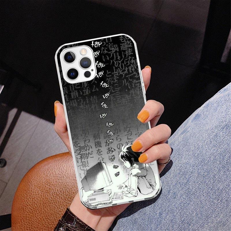 Чехол для телефона N-Note D-Death L Lawliet Для iPhone 17 Air 16 Pro Max 16E 15 + 14 Plus 11 12 13 Mini 7 8 SE Подарок Чехол с принтом Fundas