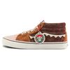 New The Monsters X SK8 Mid Brown Orange VN000BWEDFO