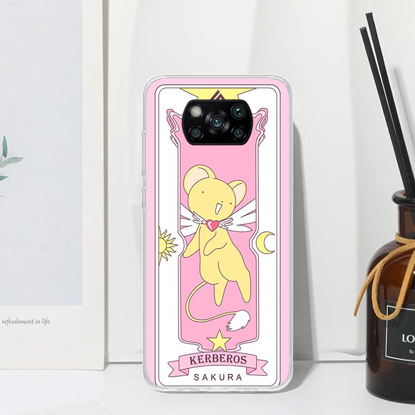 CardCaptor Sakura Anime Phone Case For Xiaomi Poco X7 X6 X5 M7 M8 Pro F7 Ultra Redmi 15C 15 13C 13 12C 12 10 10C 10A Art Fundas